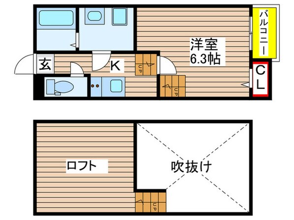 Ｃｒｅｏ日比野弐番館の物件間取画像